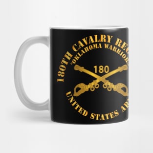 180th Cavalry Regiment Branch - Oklahoma Warriors - US Army X 300 Mug